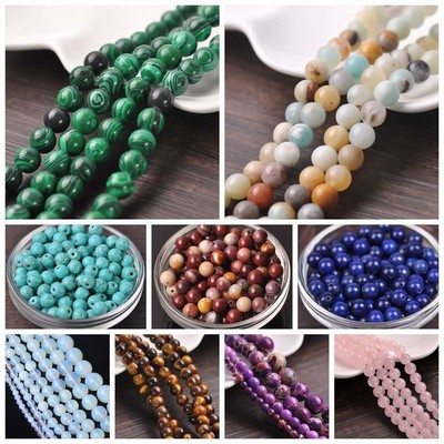 4mm 6mm 8mm 10mm 12mm Natural Orange Agate Gemstone Round Spacer Loose Beads