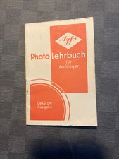 Agfa Photo Lehrbuch für Anfänger gekürzte Ausgabe Druck F.Bruckmann KG. original