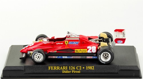 Ferrari 126C2 Scala 1:43 Didier Pironi 1982 Modellino Scuderia Ferrari Formula 1 - Foto 2 di 8