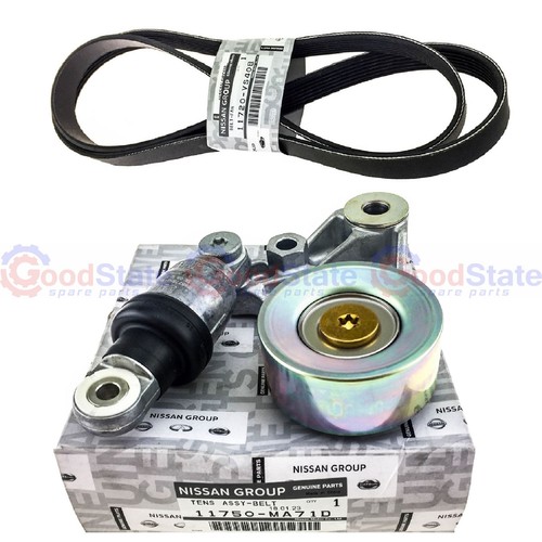 GENUINE Nissan Navara D22 ZD30 Tensioner Pulley Belt Kit eBay