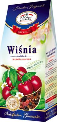 Malwa Wisnia RED SOUR CHERRY Polish  Dried Fruit Coars Tea Poland 100g
