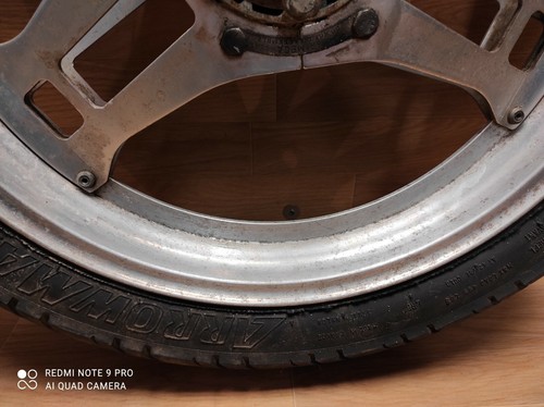 (leggi descrizione) cerchio ruota anteriore moto morini excalibur 350 - Foto 5 di 12