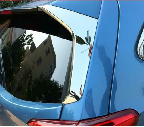 For Subaru Forester SK 2019-2021 Chrome Rear Wing Side Beveled Window Cover Trim - Imagen 10 de 12