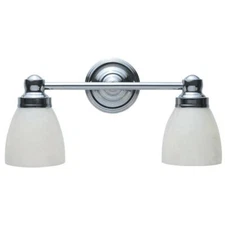 World Imports 2-Light Chrome Bath Sconce WI802608