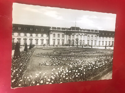 Gartenschau. Blohendes Barook in Ludwigsburg.  Deutschland. Postkarte 60er Jahre 1