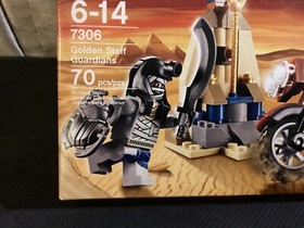 Lego Pharaoh's Quest Golden Staff Guardians 7306 Scarab Shield Mummy Bike 2011