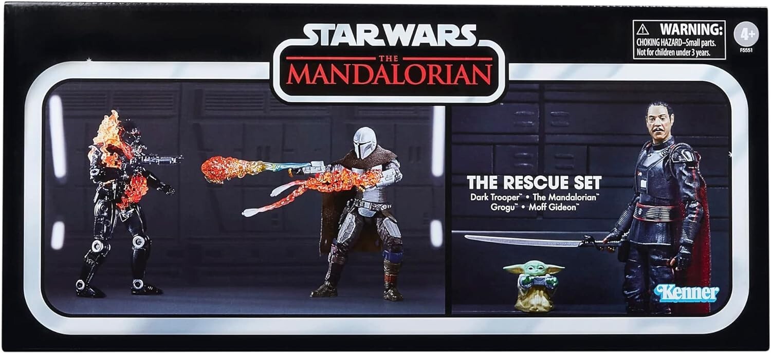 Star Wars The Vintage Collection SDCC 2022 avec 4 figurines articulées 3.75 pouces The Rescue Set