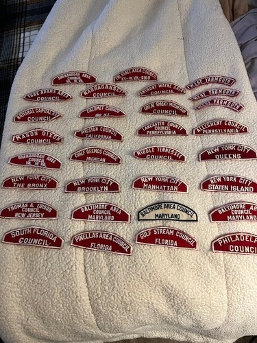 Large Group of BOY SCOUT / BSA Shoulder Patches