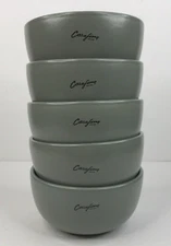 Casa Fine Pacifica Fruit Dessert Sauce BowlsArtichoke Green Set of 6 