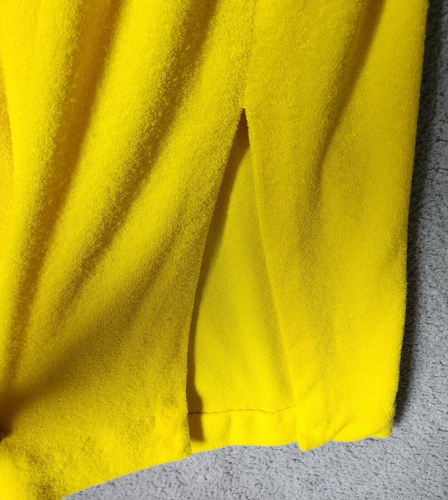 Vtg 60s Catalina Lord & Taylor Sleeveless Cover Up Dress Yellow Terry Cloth Sz M - Picture 12 of 13
