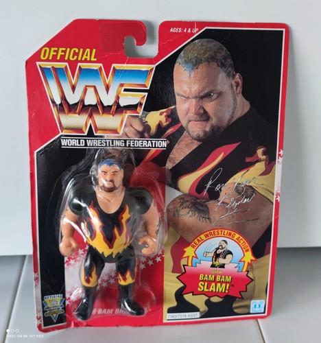 Bam Bam Bigelow wwf Hasbro MOC...