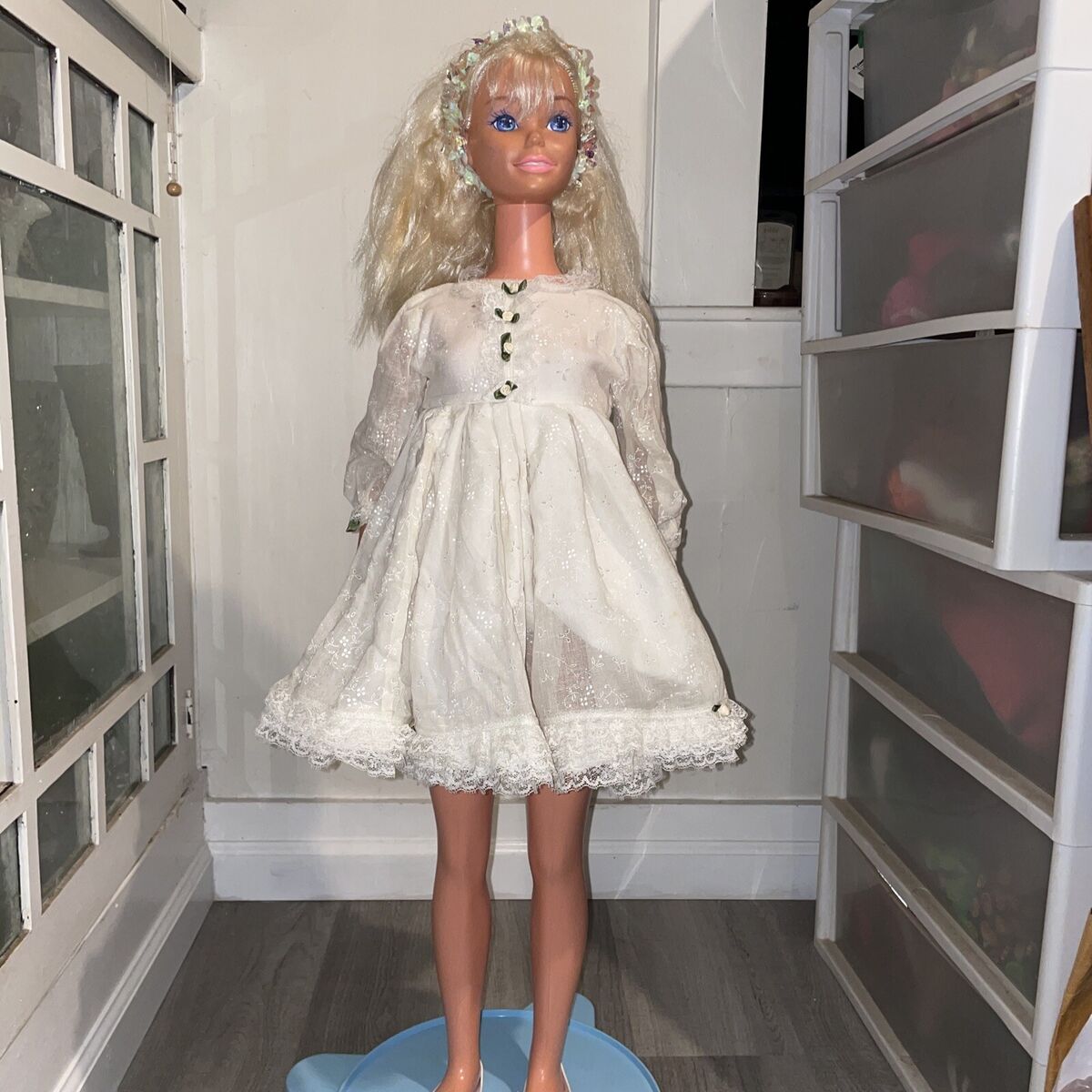 VINTAGE LIFE SIZE BARBIE 3 FT TALL 1992 MY SIZE MATTEL W VINTAGE LIFE SIZE BARBIE 3 FT TALL 1992 MY SIZE MATTEL W