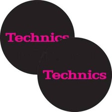TECHNICS SLIPMATS SIMPLE 3 Coppia Panni Antistatici per Dj Piatti Giradischi