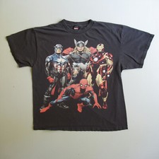 Camiseta de cómic Marvel Mad Engine Thor Iron Man Spiderman Capitán América