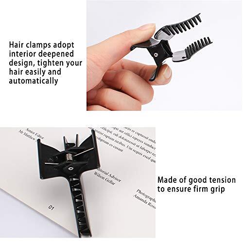 Hair Clips for Styling and Sectioning - Butterfly Pro Salon Black + White - Picture 6 of 6