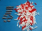 10 Battleship Ships Pegs Replacement Pieces Parts 60 Red 160 white LONG  pegs 32