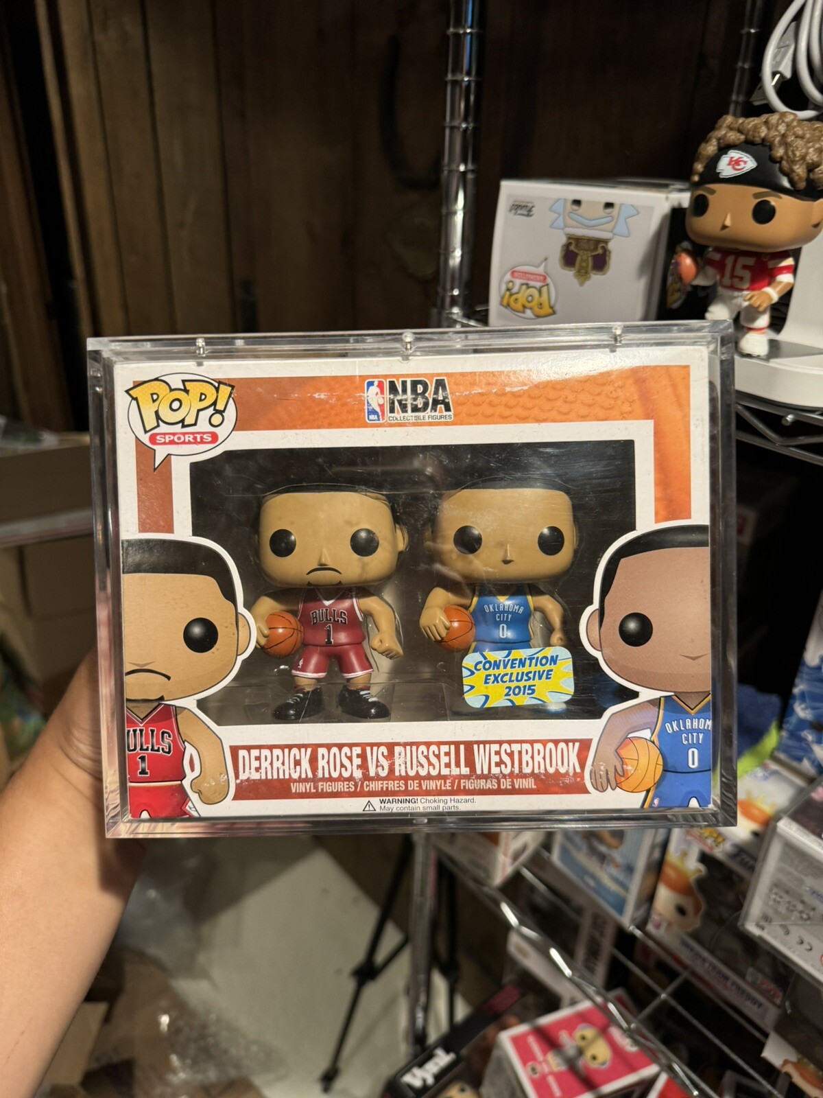 Funko Pop Sports Nba Derrick Rose Vs Russell Westbrook 2 Pack 2015 Con Exclusive