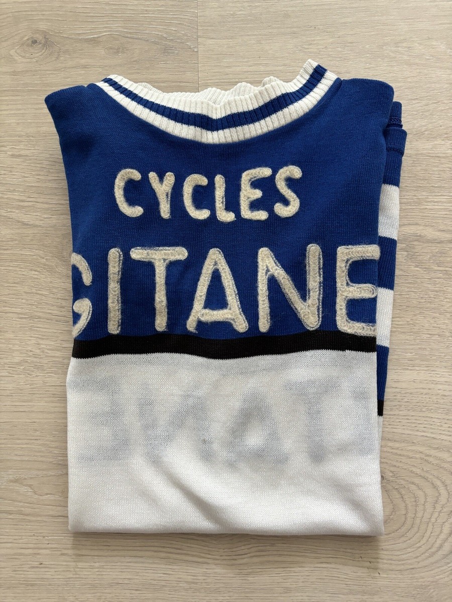 VINTAGE Maillot cycliste GITANE CHARTRE ROANNE cycling shirt - 49,90