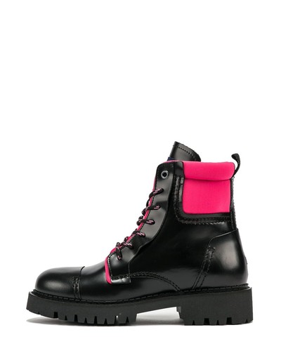 Tommy Hilfiger Jeans Pop Color Boot Pink Lace Up - EUR 39 AUS 8 - Picture 2 of 4