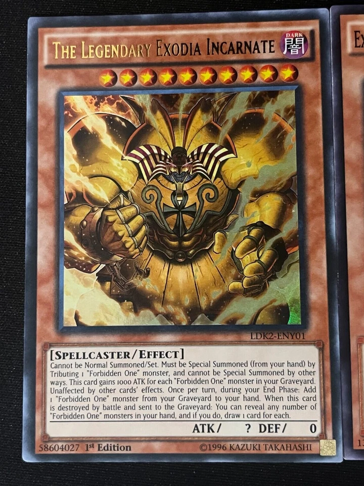 YUGIOH EXODIA DECK- OBLITERATE!!!- INCARNATE- EXODIUS- NECROSS- SPELLCASTER NM - Image 3 of 4