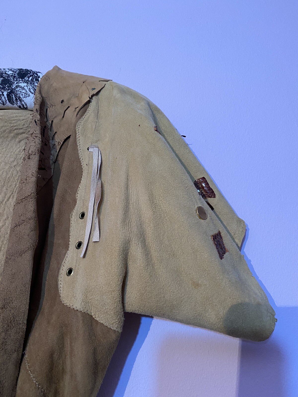 Patchwork Real Suede Pixie Fairy Jacket  Vintage … - image 7