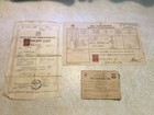 New Listing1943 Wwii War Ration Book Stamps Inside Documents 1936 1928 Czechoslovakia Lot