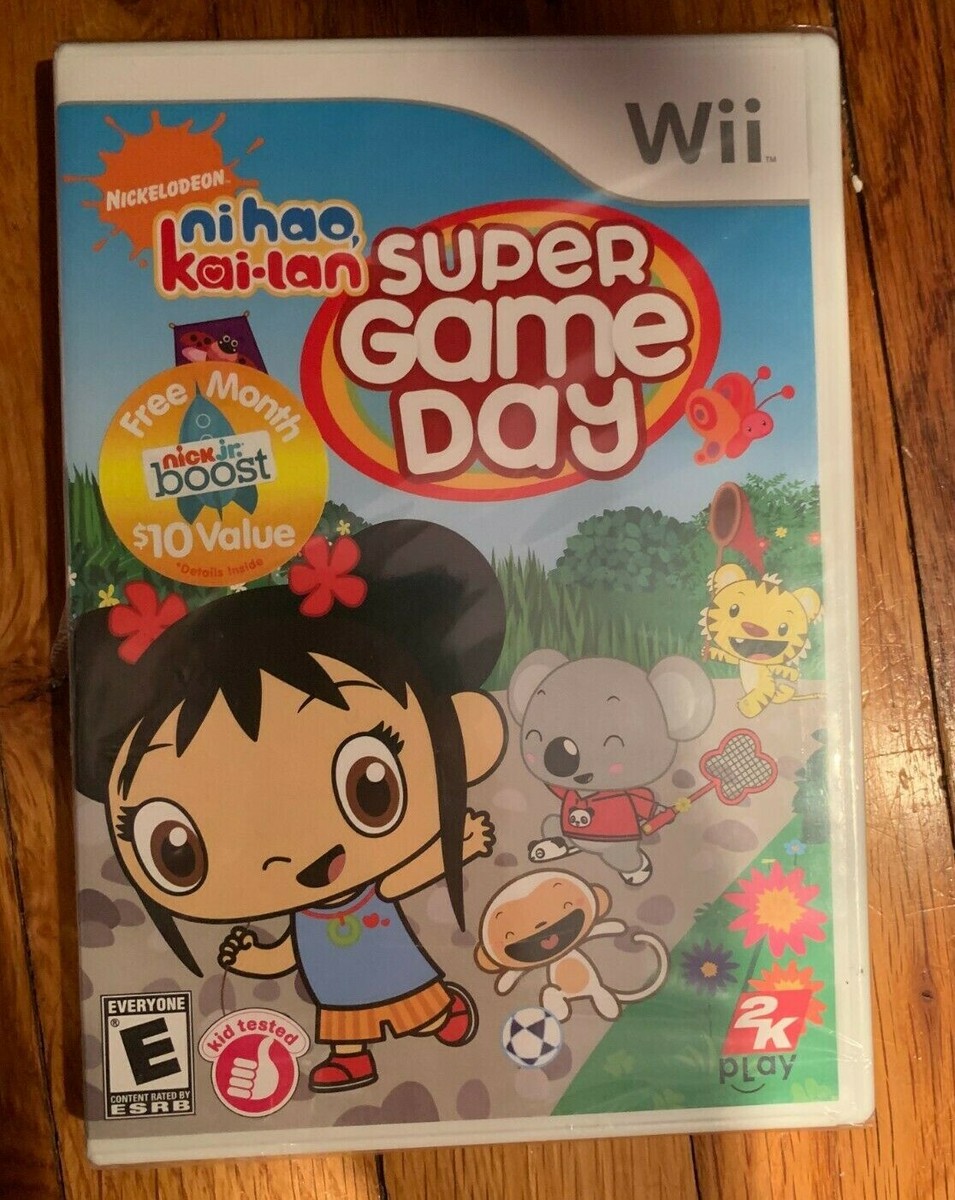 Ni Hao, Kai-lan: Super Game Day (Nintendo Wii, 2009) BRAND NEW