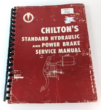 1958 Chilton’s Standard Hydraulic & Power Brake Service Manual 317 pages