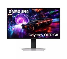 SAMSUNG Odyssey G8 LS27FG810SUXXU 4K Ultra HD 27" QD-OLED Gaming Monitor Silver