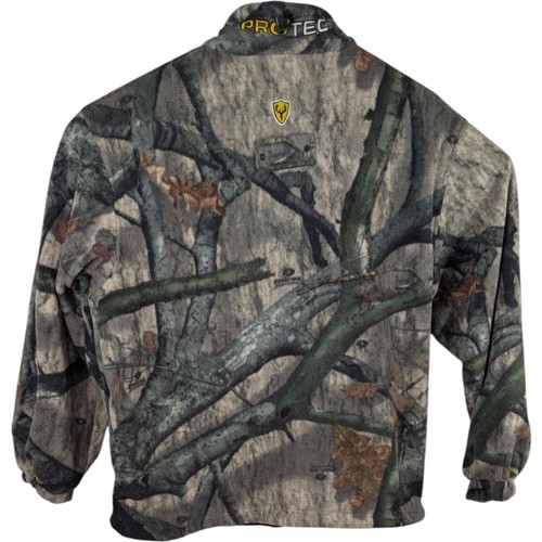 Scent Blocker Fleece Mossy Oak Jacket Mens Large Camo Coat Tactical Hunting Hike - Picture 2 of 15