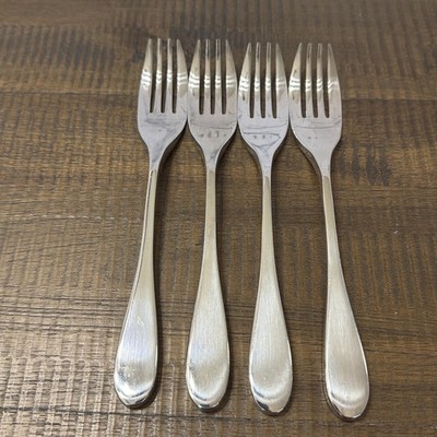 KNORK original Stainless Thick Handle glossy Flatware 4 Dinner Forks 7 5/8 