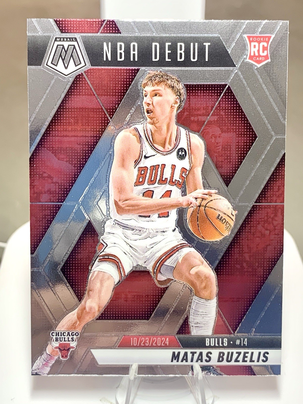 2024-25 Panini Mosaic - NBA Debut Matas Buzelis #257 Silver Prizm (RC)