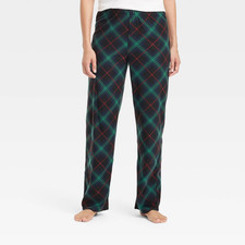 Wondershop Plaid Microfleece Holiday Matching Family Pajama Pants Women's XL