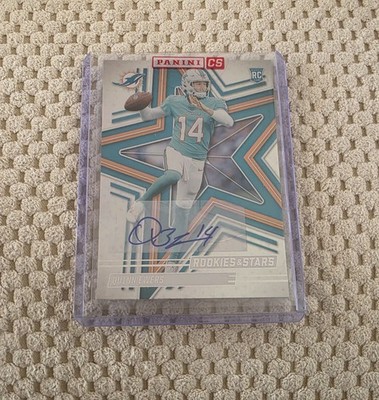 Quinn Ewers 2025 Panini Rookies & Stars Auto RC Dolphins #170 REDEMPTION