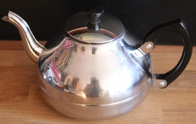 Bredemeijer Holland Teekanne Ceylon 1,25 l silberfarben Ostfriesland (01)