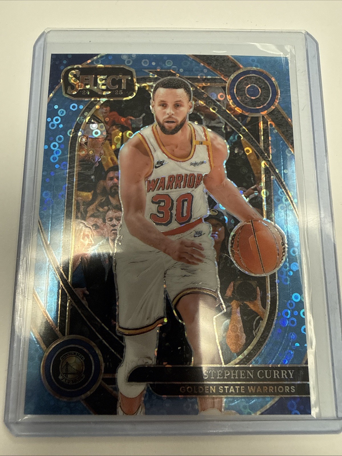 2024-25 Panini Select - Courtside Stephen Curry #209 Light Blue Disco Prizm /99