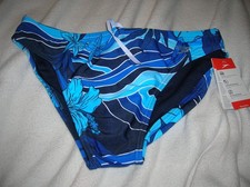 SPEEDO - MEN'S SWIM BRIEF - 2" ON THE HIP - TROPICAL PRINT - SIZE 38 - NWT 