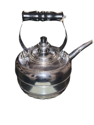 Vintage Simplex Patent Solid Copper Tea Kettle Whistling No Dents 423201