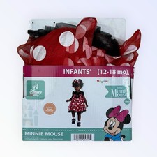 Disney Baby Infants   12-18 Months Minnie Mouse Two-Piece Halloween Costume NWT
