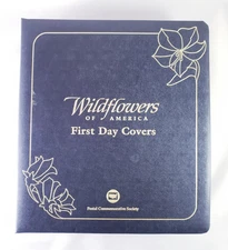 Postal Commemorative Society Wildflowers of America First Day Covers Album Book