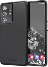 Galaxy S21 Ultra Case, Shockproof Protection Dual Layer Case for Samsung 5G - Bl