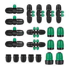 US Standard Faucet Adapter 2pc, 3/4 21 Pcs 1/2 Inch Fittings Kit, COLORFUL