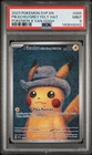2023 POKEMON SVP POKEMON X VAN GOGH PROMO #085 PIKACHU WITH GREY FELT HAT PSA 9
