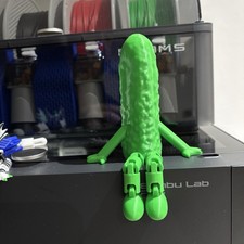 3D Printed Mr Pickle. The Gherkinator. 10cm Tall. Brand New.