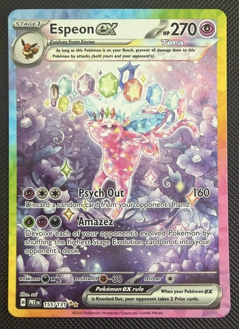 Espeon ex #155 (Prismatic Evolutions (2025))