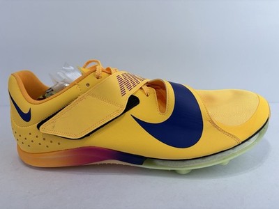 Nike Long Jump Elite Citron Pulse Indigo Burst Yellow FZ9326-800 Men's 13 $170