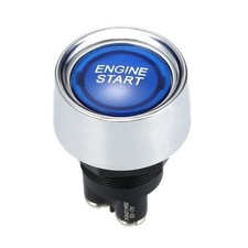 DC 12V 50A Blue Auto Car Start Engine Button Light Switch Push Start Ignition...