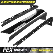 Windshield A-Pillar Molding Inner Outer Trim For 2011-2019 Ford Explorer 2/4PCS