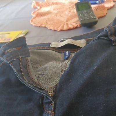 Cecil Damen Jeans Denim Blau W31/L34 Toronto, Baumwolle, Reißverschluss