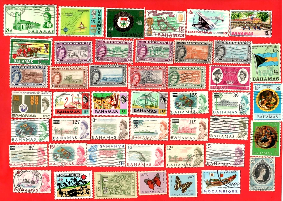 Worldwide Stamps & Pictorials Used & Mint W/NEW ZEALAND, HAWAII, GUYANA😊 - Image 4 of 4